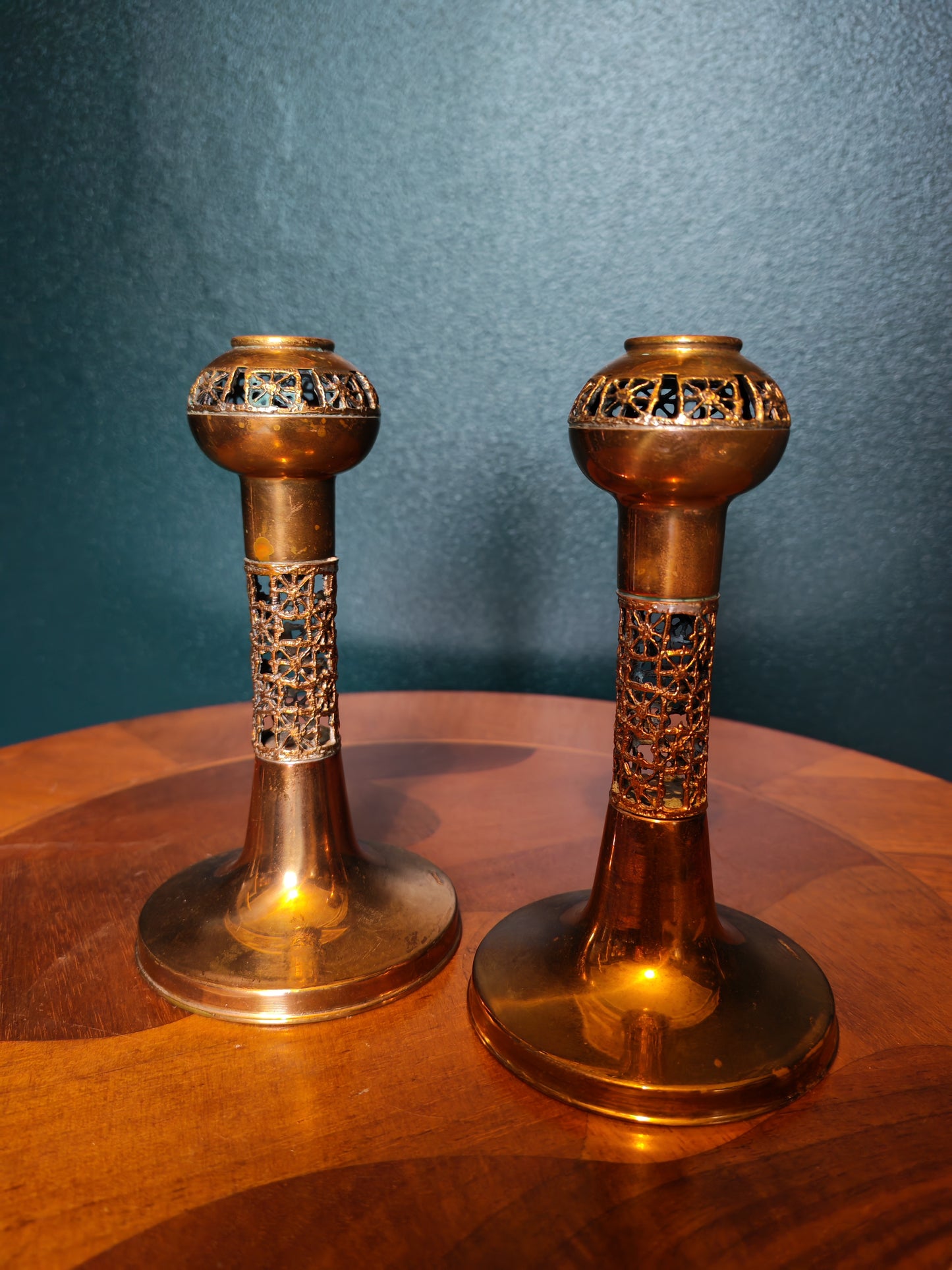Pentti Sarpaneva: Lace Candleholders (2 pcs), Turun Hopea