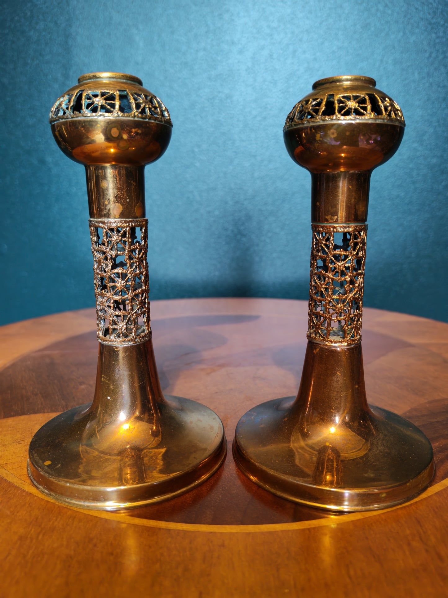 Pentti Sarpaneva: Lace Candleholders (2 pcs), Turun Hopea