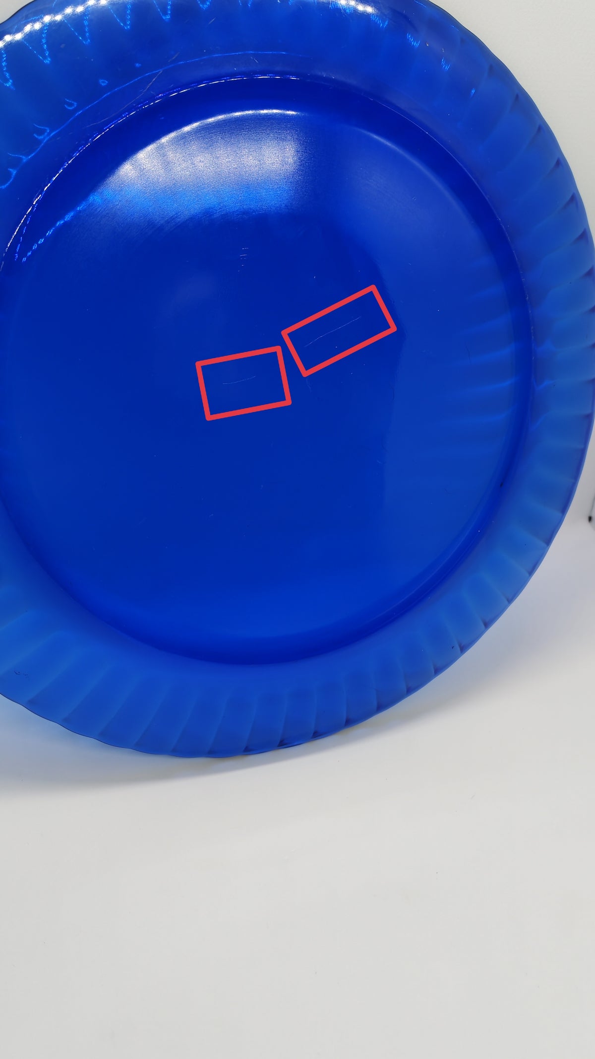 Cobalt blue serving tray