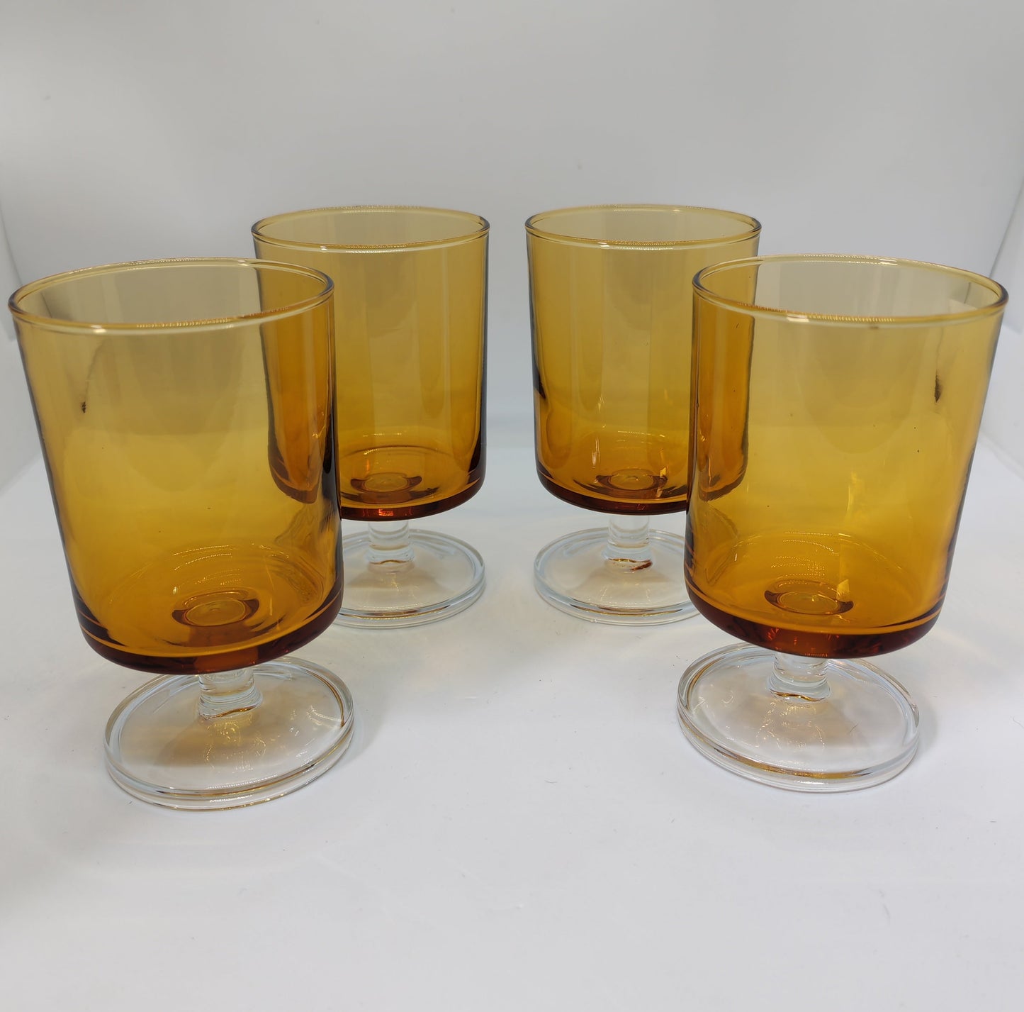 Luminarc Cavalier wine/drinking glasses (4 pcs), amber
