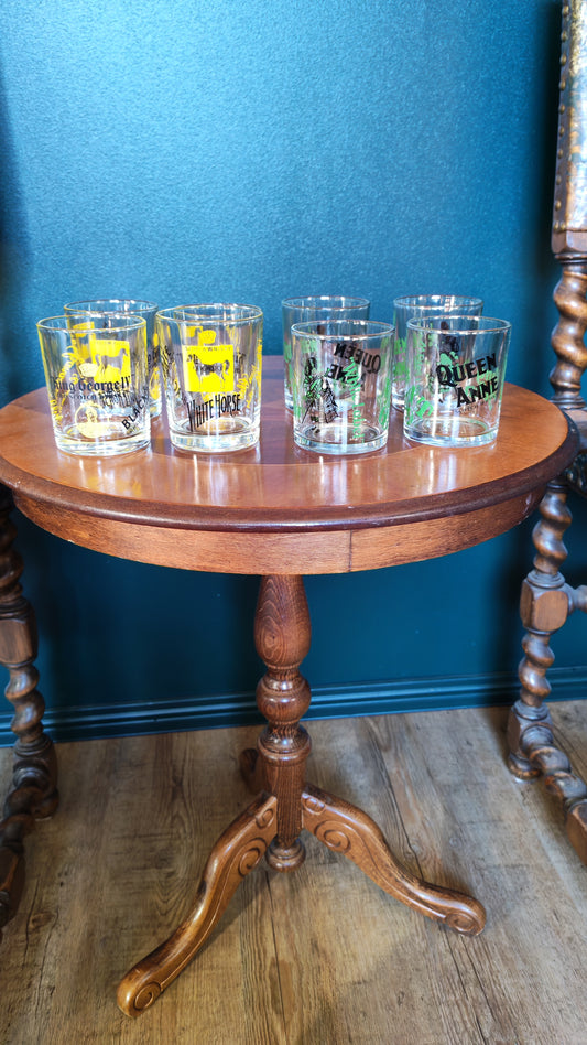 Whisky glasses, 8 pcs