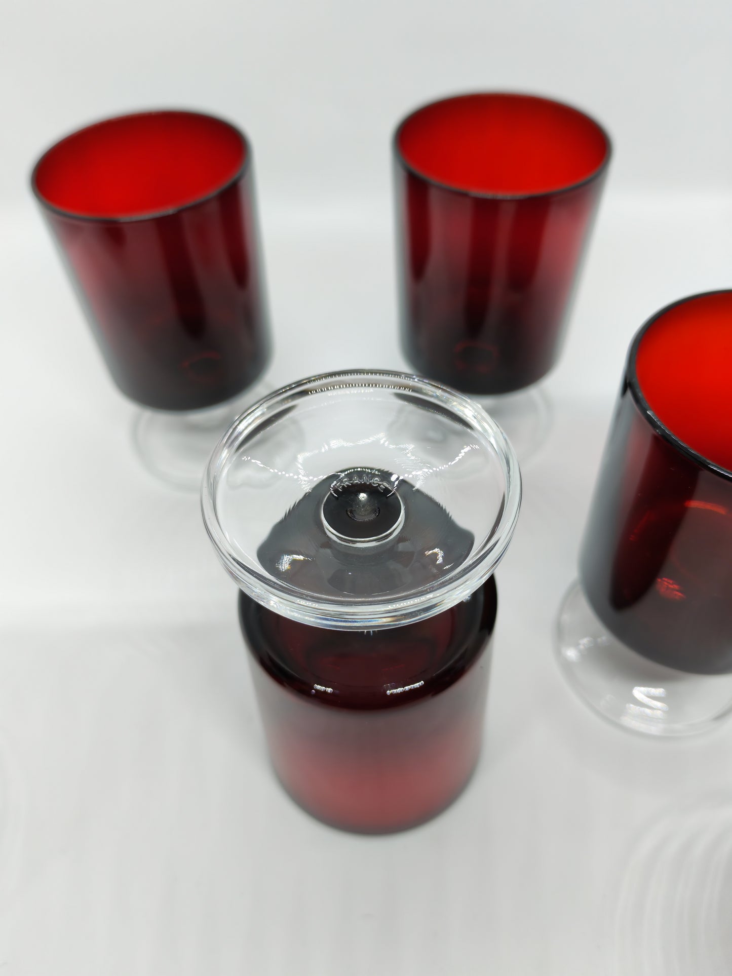Luminarc Cavalier Glasses, set of 6 (Ruby Red)