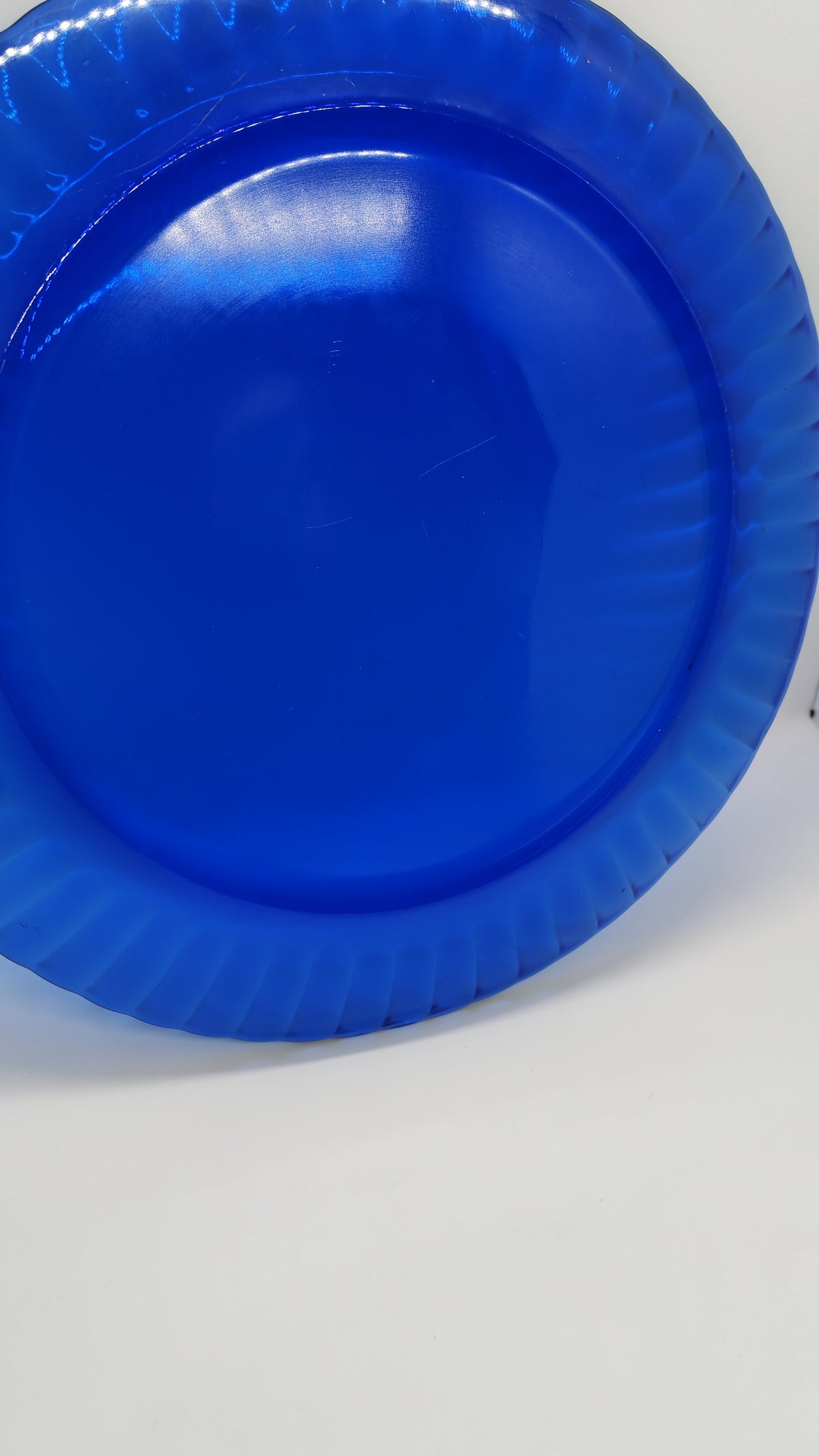 Cobalt blue serving tray