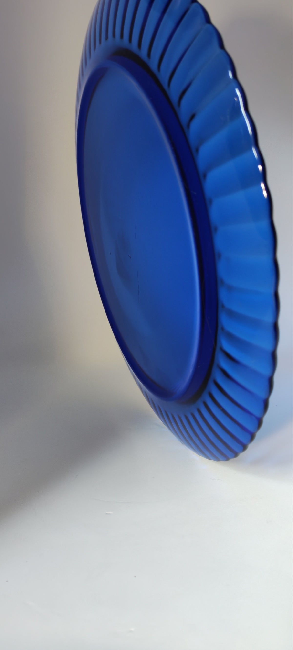 Cobalt blue serving tray