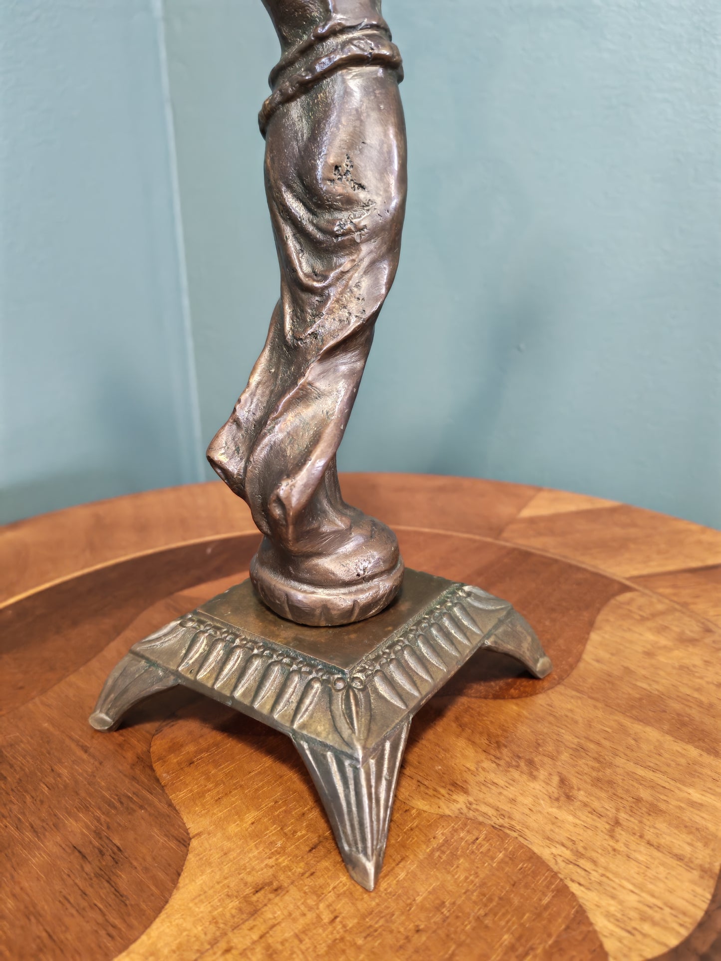 Vintage Art Nouveau Style Figural Candelabra