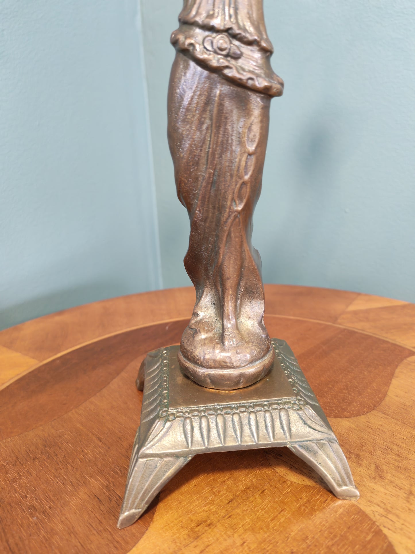 Vintage Art Nouveau Style Figural Candelabra