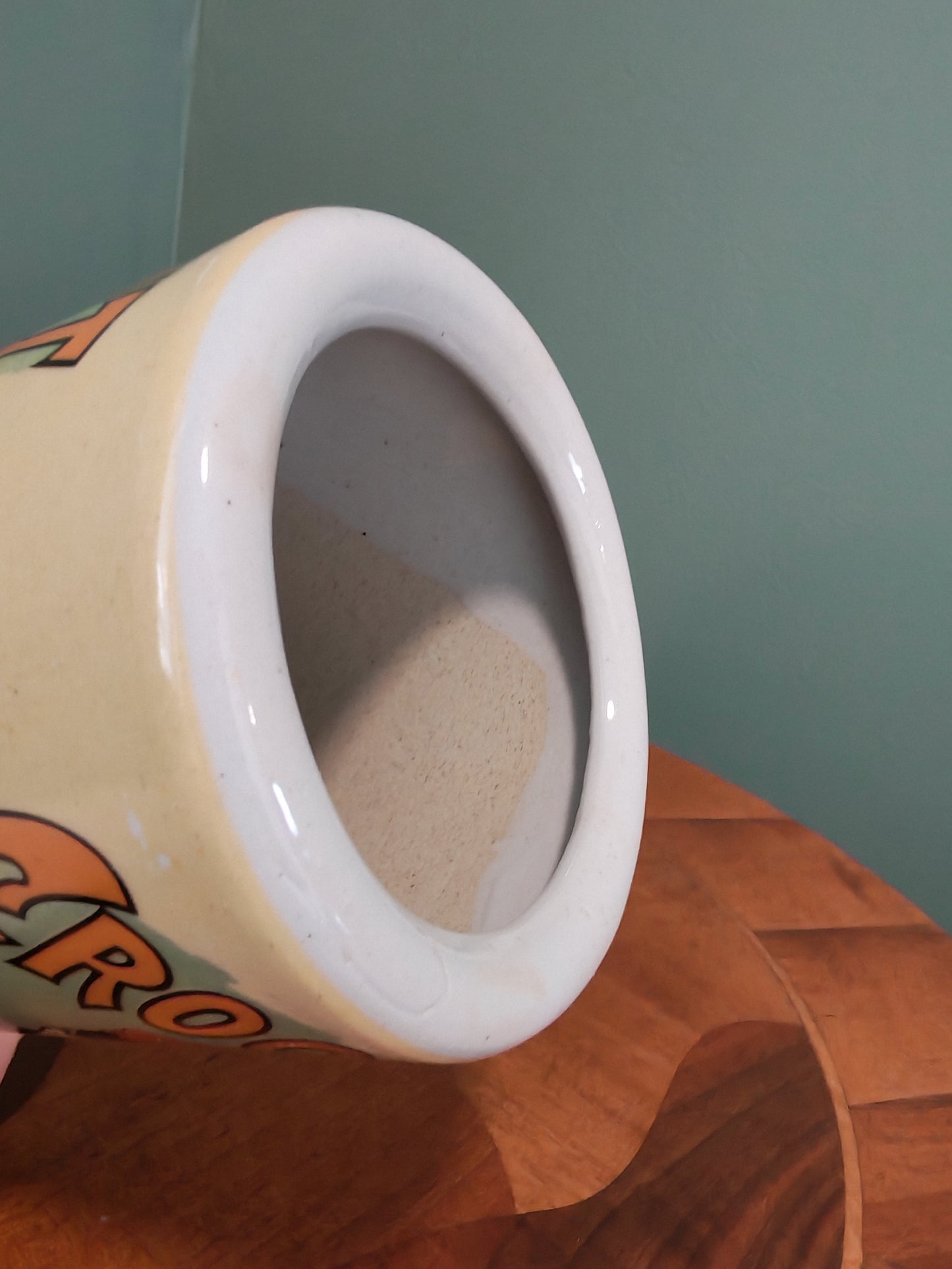 Jar / ceramic vase with Grog-Dupit illustration