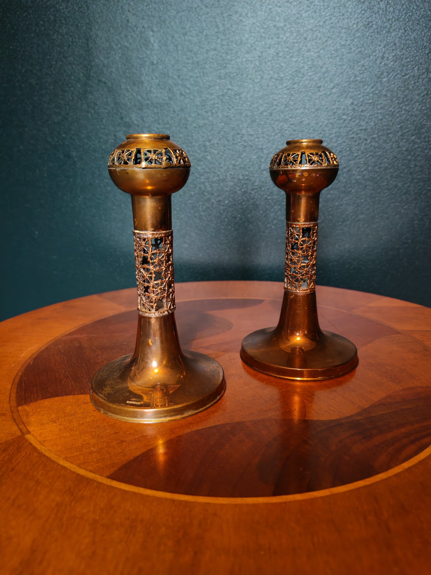 Pentti Sarpaneva: Lace Candleholders (2 pcs), Turun Hopea