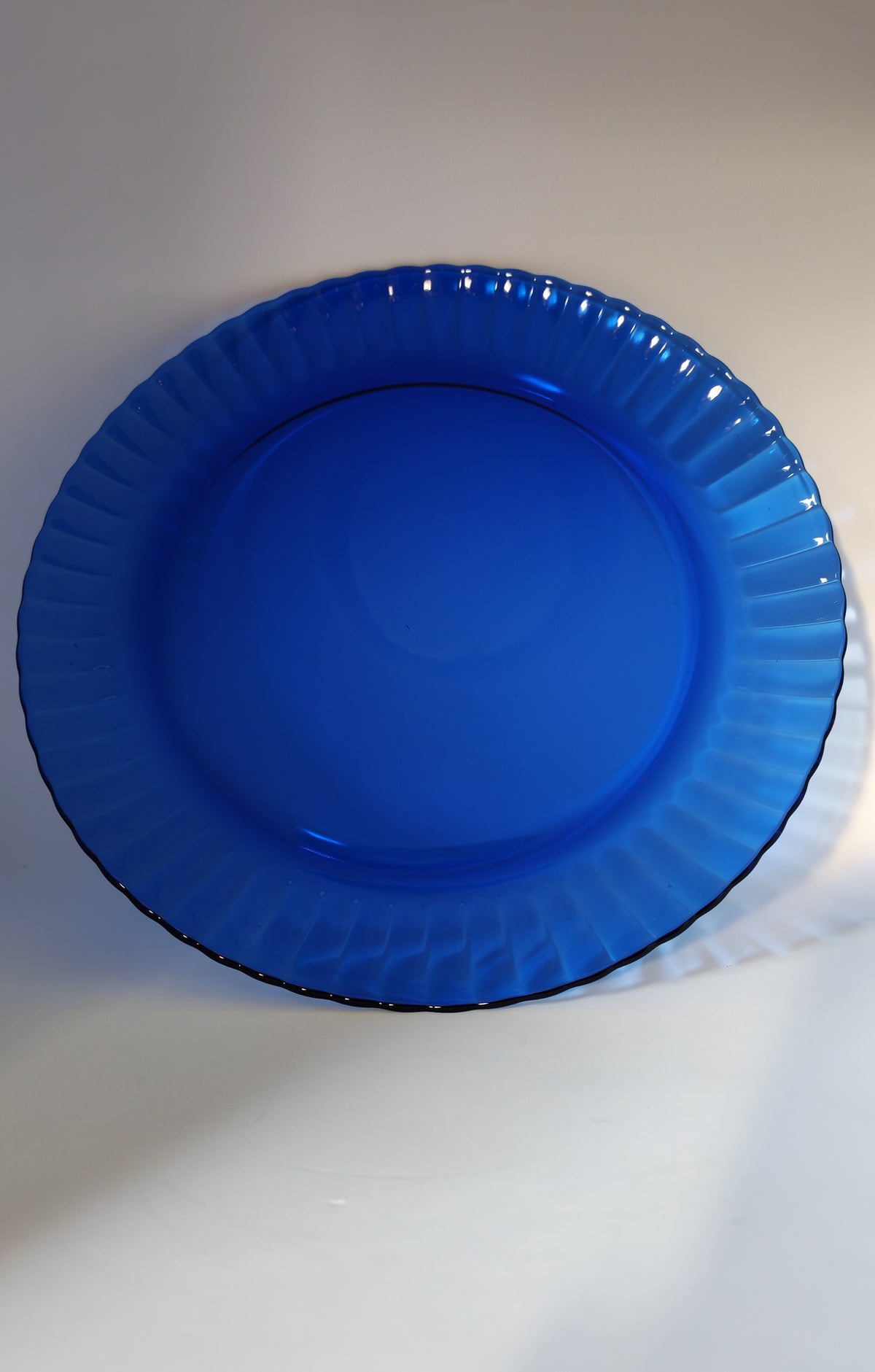 Cobalt blue serving tray