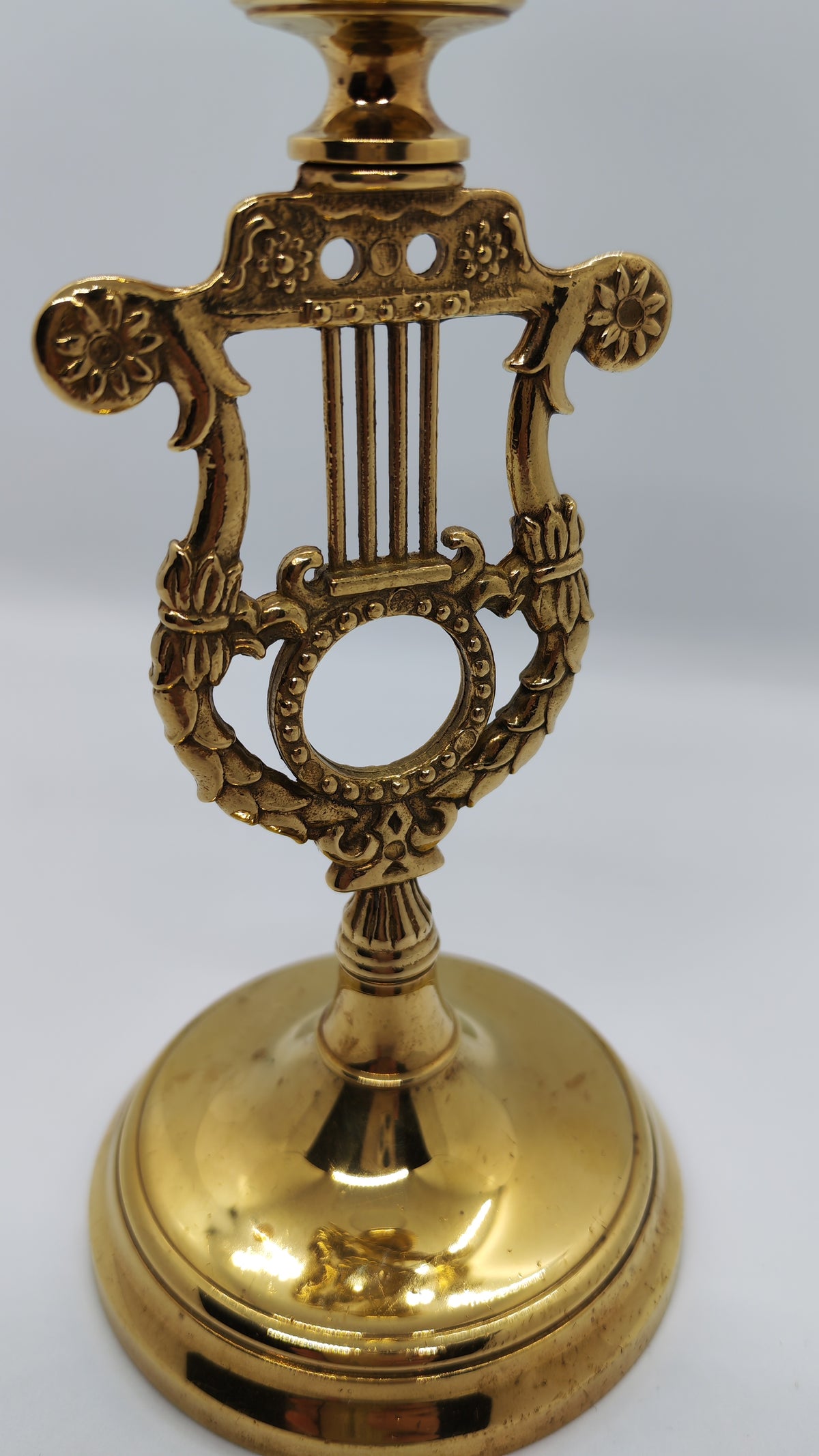 Skultuna brass candlestick 'Lyra'