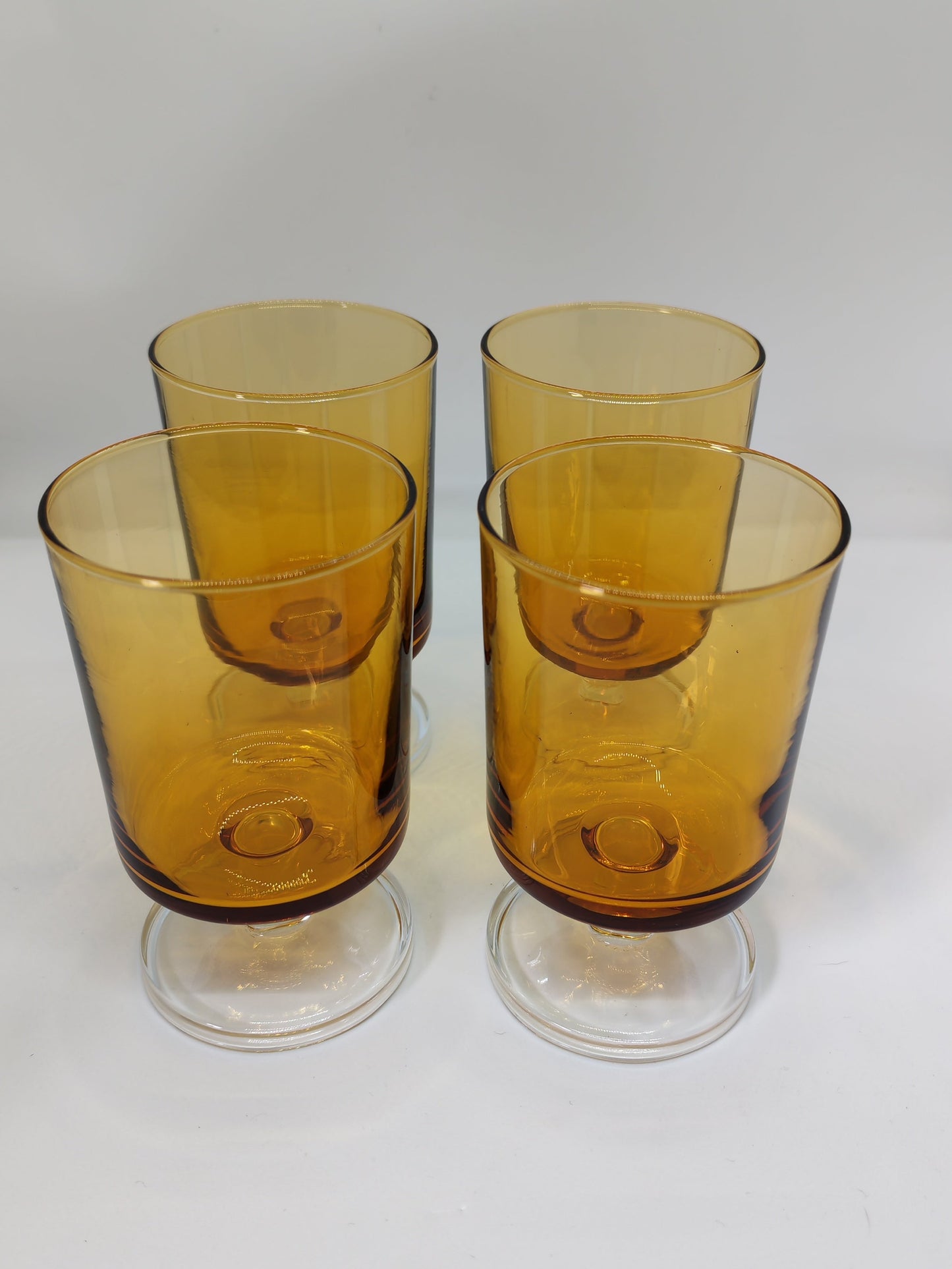 Luminarc Cavalier wine/drinking glasses (4 pcs), amber