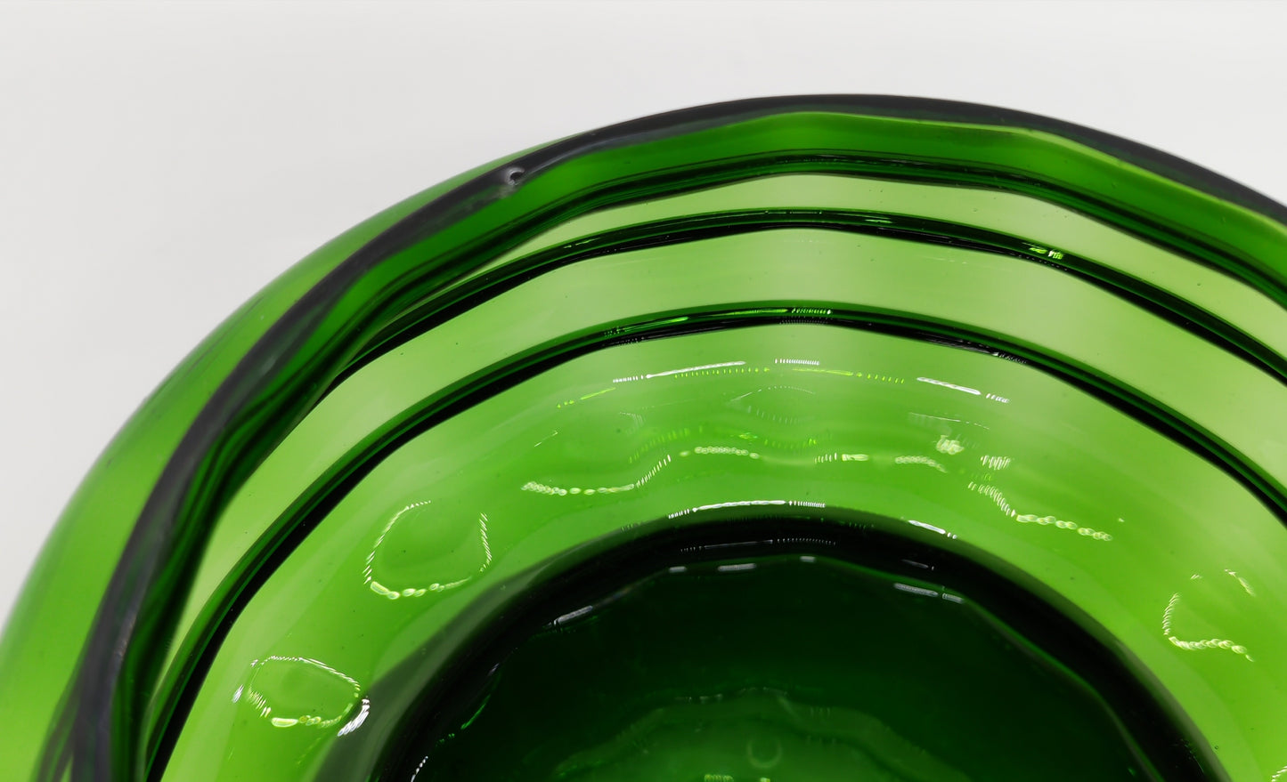 Kumela green glass bowl